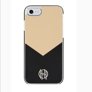 House of Harlow IPhone 7/8 black & camel case.